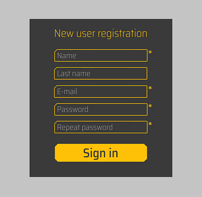 Registration design interface register form registration registration form sign in sign up ui ui ux ux