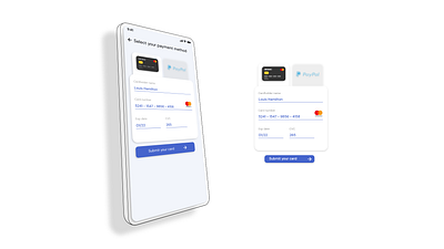 Simple Credit Card Submission form app credit card checkout dailyui 002 design minimal ui ux