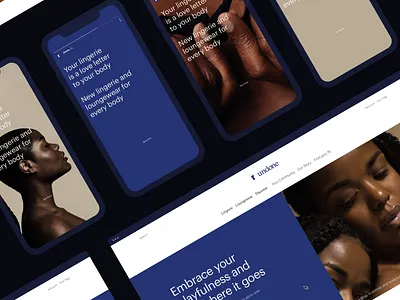 Undone Assets branding clothing design fashion brand flat graphic design lingerie brand online shop shop simple visual identity web design