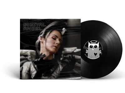 6/50 Project Album Art "Digital Angel" album art album cover album cover design davron bowman digital design graphic design las vegas las vegas graphic designer mixed media photographer photography vinyl vinyl cover