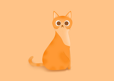 Orange Cat animal art cartoon cat cats christmas cat creartmood design digitalart illustration illustrator imagine kawaii kawaii cat orange pet photomanipulation photoshop photoshopartwork