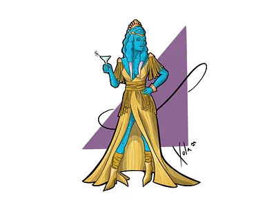 Tone Najille alien chagrian concept art digital digital illustration fan art illustration procreate senator species star wars star wars art swtor