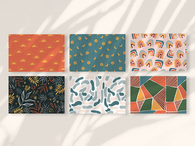 Seamless pattern backgrounds abstract architecture art artwork background colorful cute doodle drawing enless flat illustration pattern rainbow repeat retro seamless simple vector vintage