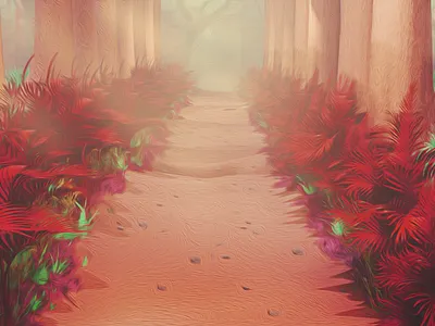 C A R M I N E F O R E S T 3d 3d art 3d artist blender blender 3d blender3d blender3dart eevee photoshop