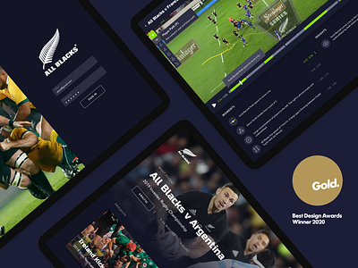 Play in the Grey ai all blacks best awards best awards 2020 bunny new zealand rugby sam sport track ui ux