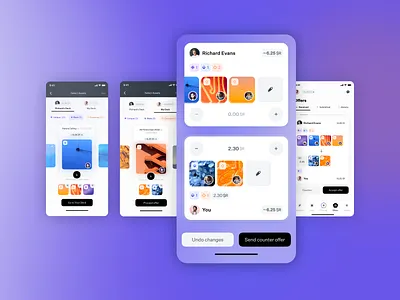 Revel Mobile App UX/UI community crypto design system illustration jester joker logo mobile app mobile design nft onboarding tokens trading trading table ui uidesign ux uxdesign uxui web3