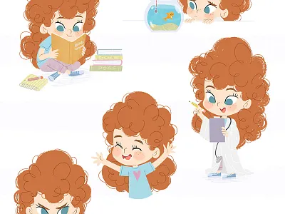 Chloe - character design character design children book illustration childrens book cute illustration digital illustration illustration kidlitart