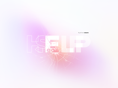 Yet Here We Are ambiguous crack design dribbble ego help illustration illustrator photoshop selfhelp social typography vector