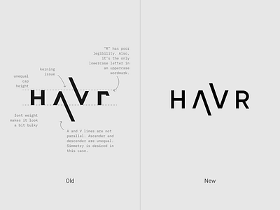 HAVR logo refresh logo logo design rebranding redesign refresh symbol typography wordmark