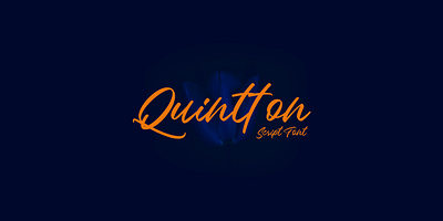 Quintton Script Font by TypoBureau and me. design font font design handlettering lettering typography vector art