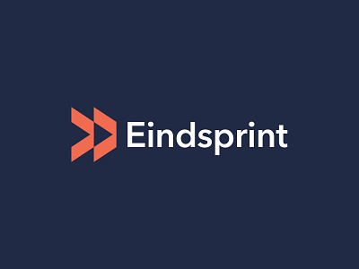 Eindsprint arrows branding education eindsprint identity logo school student