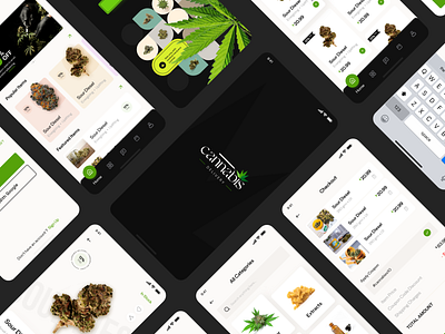 On-Demand Cannabis Delivery App app app design app screens app ui branding codiant design graphic design mobile app mobile developers on demand apps ui web design