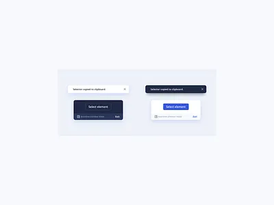 Dark Light UI Element Designs banner banner design banner ui dark mode dark theme dark ui design notification toast ui ui design ui design daily ux ux design