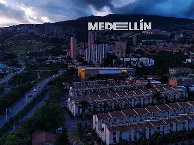 Medellín - York behance branding design graphic design lettering logo logotype maracaibo typography