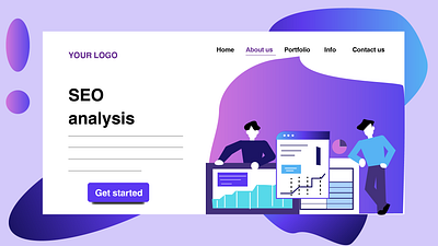 Landing Page 2 color style colors design flat art flat art illustration character flat design illustraion illustration illustrator landing page landing page design landingpage online social network socialmedia web web design website website design