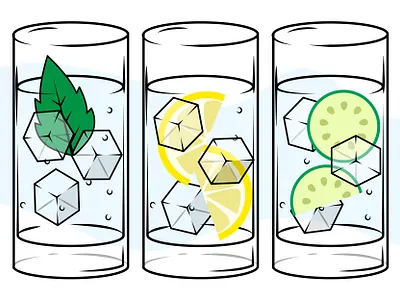 Lemonade adobe illustrator flat illustrations lemonade