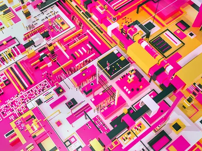 Torsibility abstract circuit computer digital geometric graphic modo pattern texture