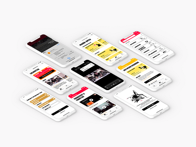 Online library app design ui ux