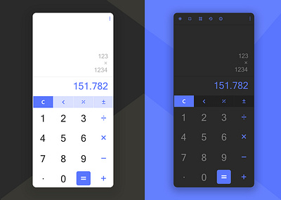 Calculator app calculator dailyui dailyui004 dailyuichallenge dark ui flat minimal ui uidesign uiux uiux designer