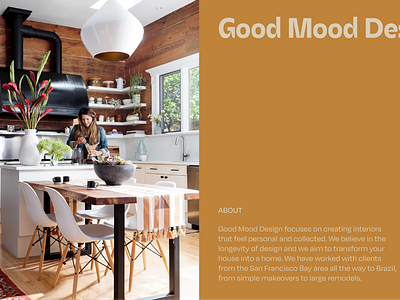Good Mood Design graphic design interior design visual identity