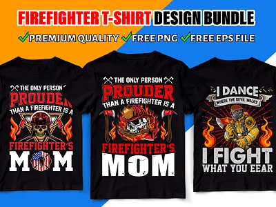 👨‍🚒 Firefighter T-shirt Design Bundle 👨‍🚒 design fire fire man fireart firefighter t shirt firefighter tshirt design fireworks tshirt tshirt design typography