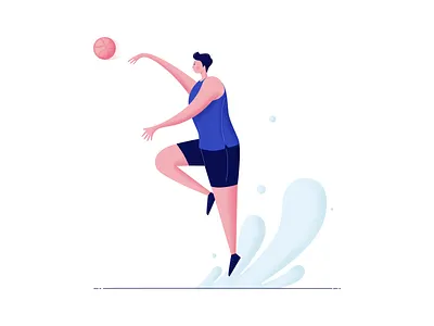 投篮 插图 设计