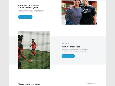 Pushing Barriers charity community fund design minimal ui ux web website