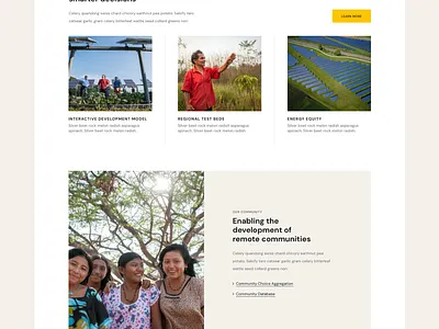 Indigenous Energy Australia design energy minimal solar energy ui ux web website