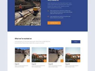JR Earthmoving commerce design minimal technical typography ui ux web website