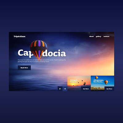 TripArtisan Landing Page adobexd design landingpage ui ux web web design webdesign webspiration