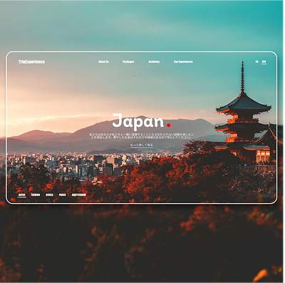 TripExperience Landing Page adobexd design landingpage ui ux web web design webdesign webspiration