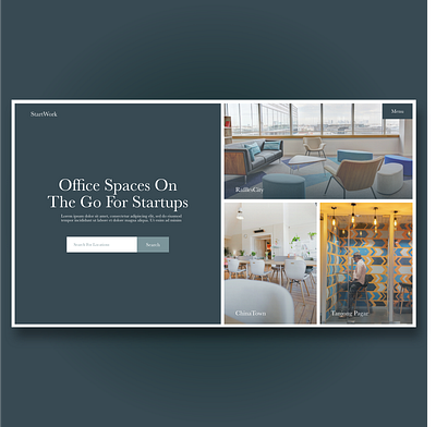 Wework Landing Page adobexd design landingpage ui ux web web design webdesign webspiration