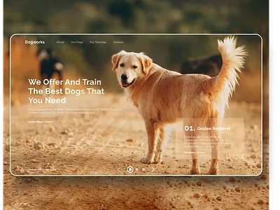 Dogworks Landing Page adobexd design landingpage ui ux web web design webdesign webspiration