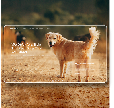 Dogworks Landing Page adobexd design landingpage ui ux web web design webdesign webspiration