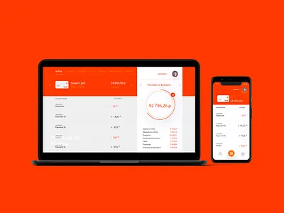 Bank interface design flat minimal ui ux web website