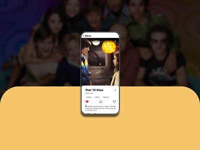 Movie Profile app design movie ux