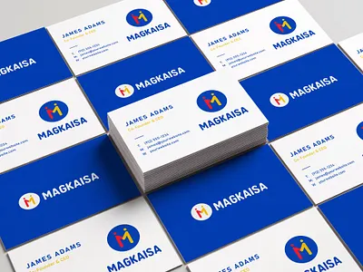 MAGKAISA Business Cards MockUp branding branding design businesscard design logo logodesign