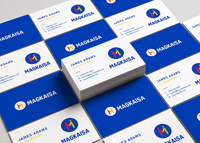 MAGKAISA Business Cards MockUp branding branding design businesscard design logo logodesign