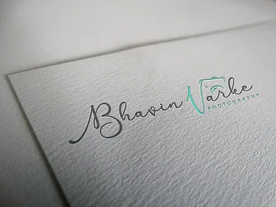 Bhavin Varke Photography Logo Design Mockup1 branding design graphic design illustraion logo vector