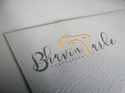 Bhavin Varke Photography Logo Design Mockup2 branding design graphic design icon illustration logo vector