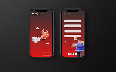 Signup Screen app app design app designers branding ui uidesign uiux userexperience userinterface ux