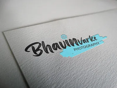 Bhavin Varke Photography Logo Design Mockup3 branding design graphic design icon illustration logo vector