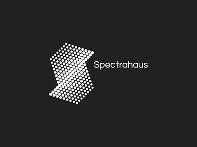 Spectrahaus Logo abstractdesign bauhaus brand brandidentity branding clean design graphic design identtiydesign illustrator logo mark minimal minimallogo molecular patterndesign spectrum vector visualidentity