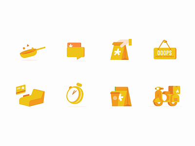 Icons animation animation icon illustration vector