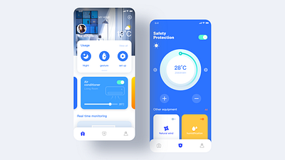 Try the concept of smart home design icon illustration ui