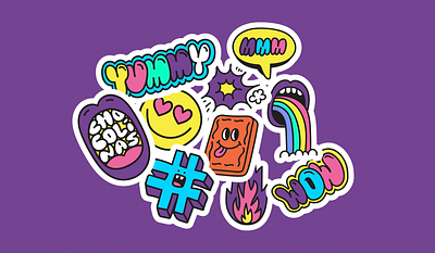 Chocolinas design emojis fire graphic design icons illustration typography vector