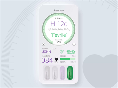 Personal Treatment App animation app medical mobile app design treatment ui user experience user interaction user interface ux visual design