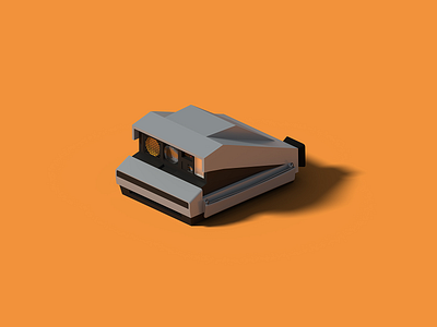 Polaroid Spectra 3d blender blender 3d camera illustration isometric isometric art polaroid spectra