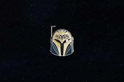 Bo-Katan Enamel Pin bo katan bo katan disney enamel pin enamel pins geometric icon iconography lines mandalorian mando pin star wars temper tantrum the mandalorian vector