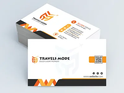 Elegant Business Card business business card card design ecommerce graphic design logo professional travel trip